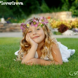 gdflowercrown cute baby photography nature