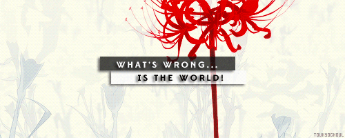 Tokyoghoul Flowers Red Blood Anime Tg