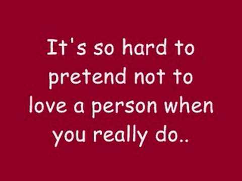 Not pretending to be a. Not pretending to be a. Not pretending to be a. And i'm tired of pretending it's not. Guys with names.